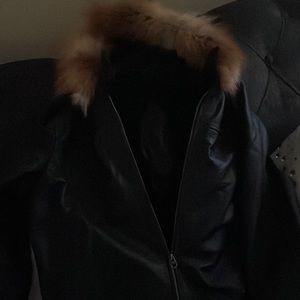 Genuine Leather Bomber Jacket